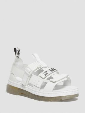 Dr. Martens Pearson Iced Webbing Sandals in white